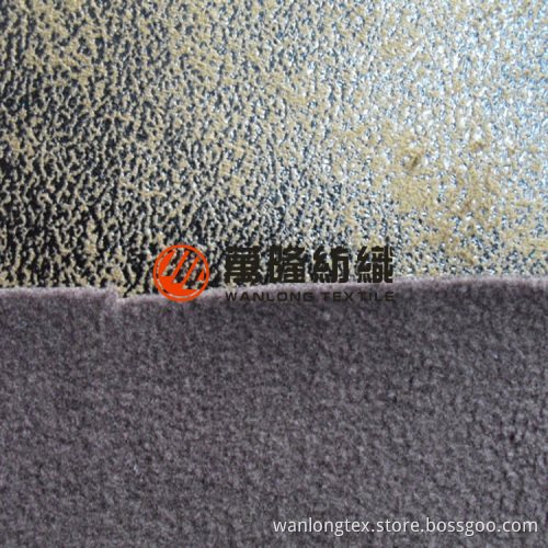 Bronzed Suede Fabric Back with Velvet for Sofa